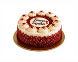 10 Red Roses Bouquet with Red Velvet Cake