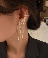 Crystal Floral Cascade Hair Pins