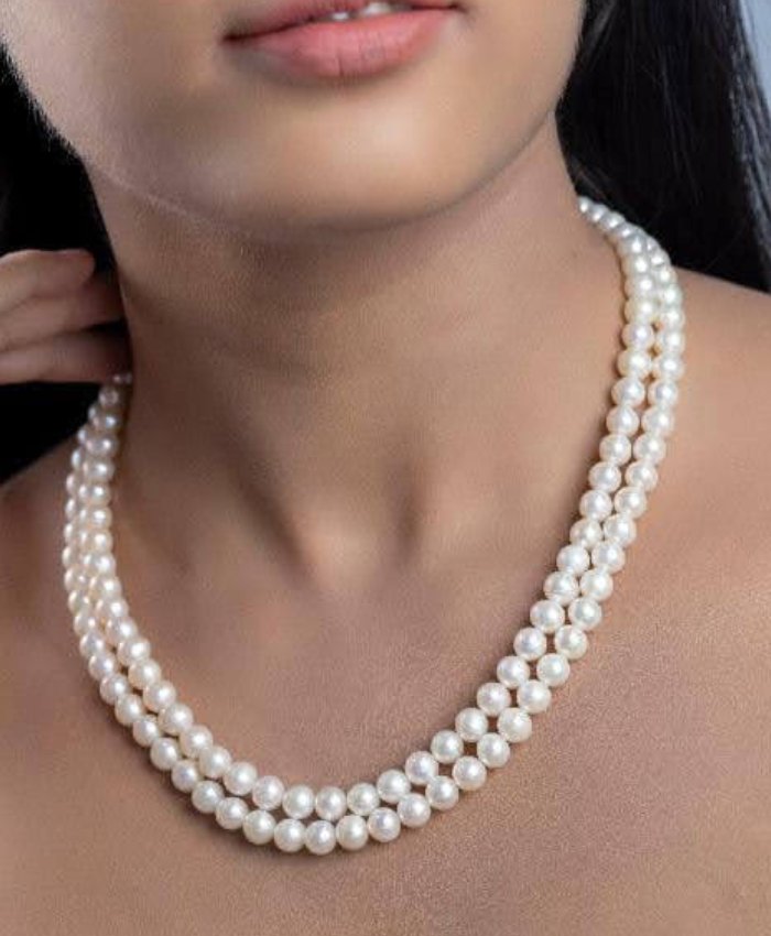 Pearl Double Grace Layered Necklace