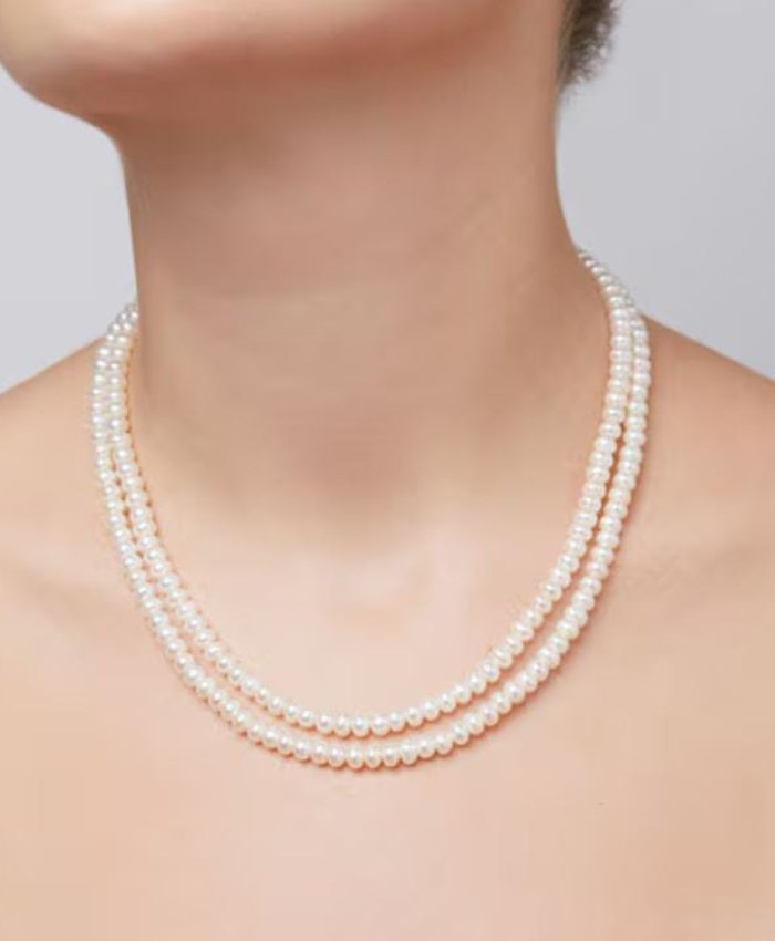 Pearl Double Grace Layered Necklace