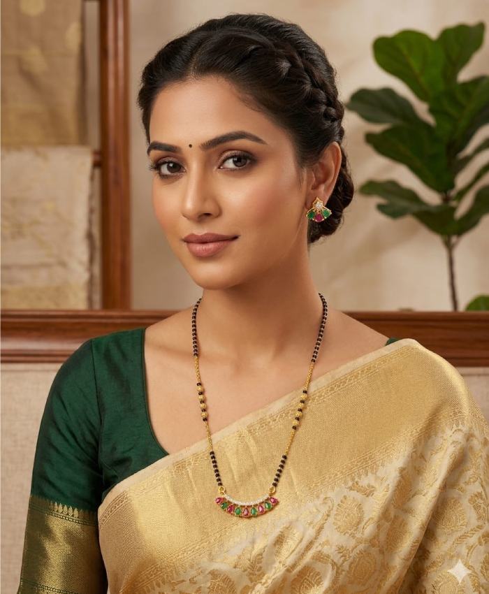 Meherika Rangoli Mangalsutra Jewellery Set