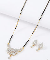 Crystal Layered Mangalsutra Set