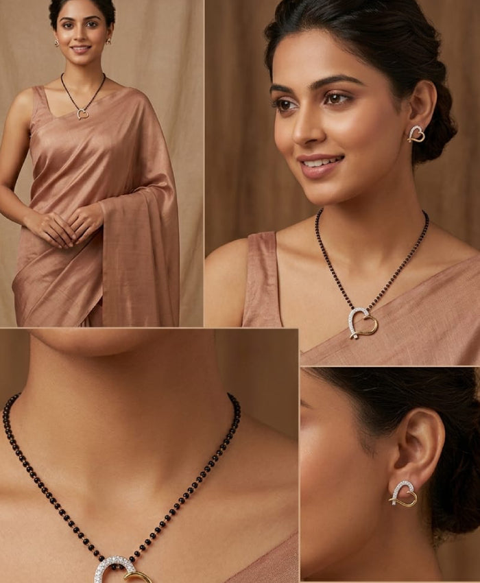 Heartline Elegance Mangalsutra Set
