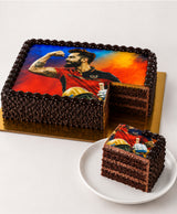Virat Kohli Cricket Edible Photo Chocolate Cake