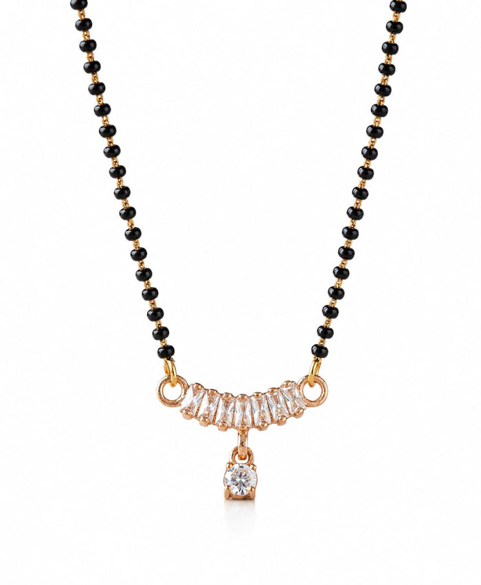 Radiant Crystal Curve Mangalsutra