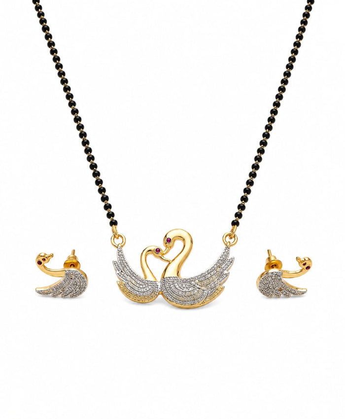 Swan Serenity Mangalsutra Set