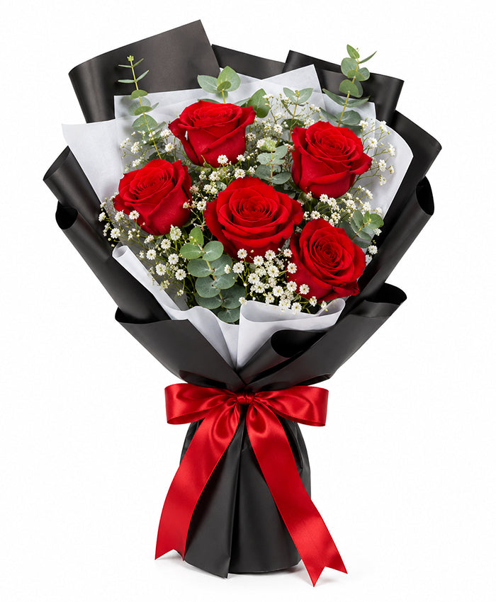 Crimson Romance Bouquet