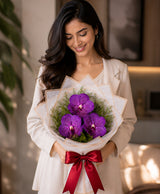 3 Purple Orchid Bouquet