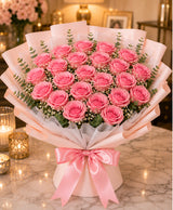 Forever Pink Roses Bouquet