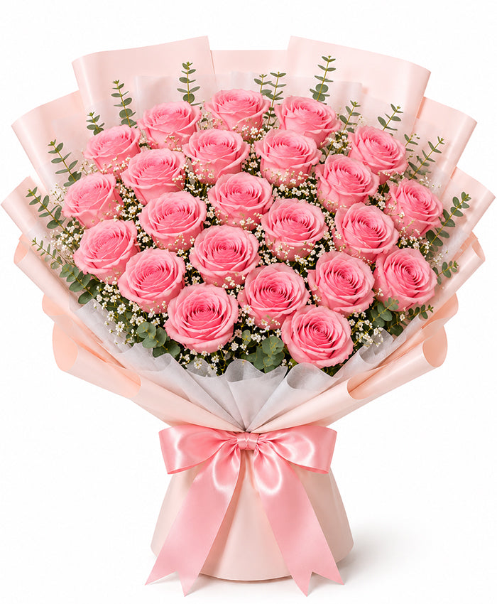 Forever Pink Roses Bouquet