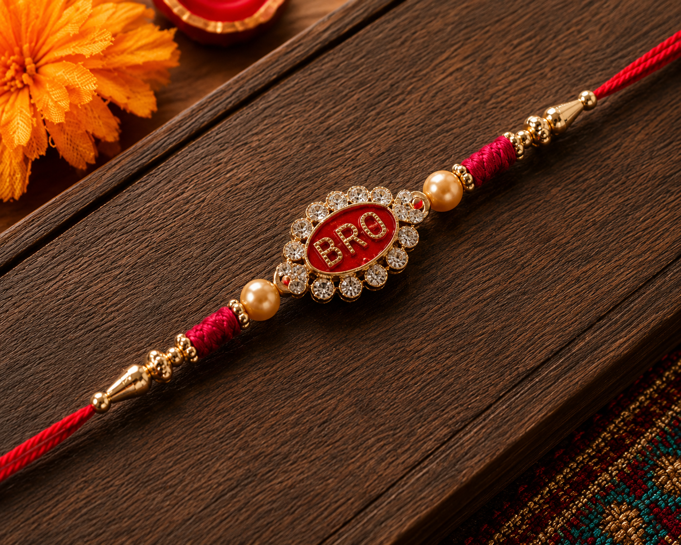 BRO Crystal Designer Rakhi