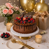 Belgian Chocolate Mixed Berries Eggless Cake 500g