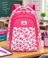 Blossom Bliss Pink Floral School & Everyday Backpack