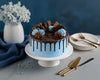 Blue Chocolate Drip Celebration Cake
