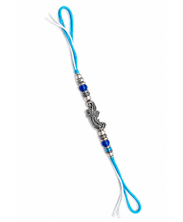 Blue Peacock Designer Rakhi