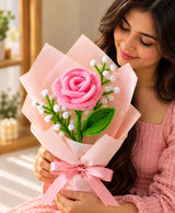 Blush Pink Handmade Rose Bouquet