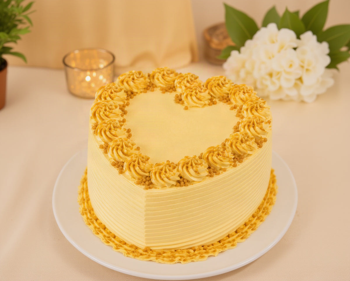 Butterscotch Bliss Cream Cake