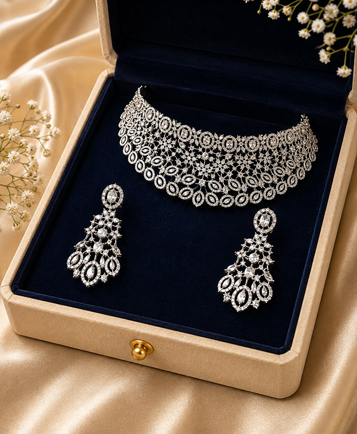 Celestial Filigree Bloom Choker Set