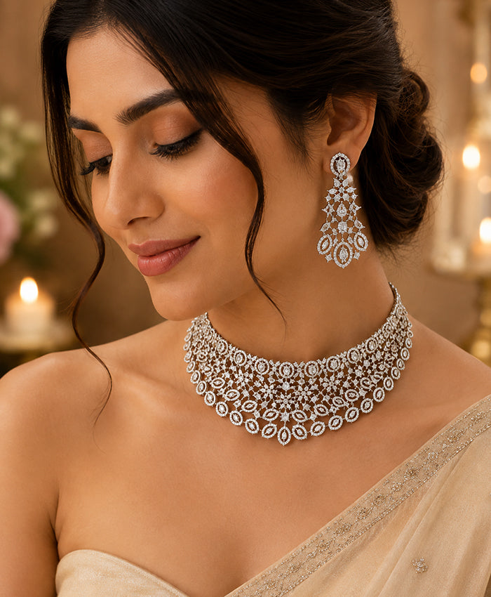 Celestial Filigree Bloom Choker Set