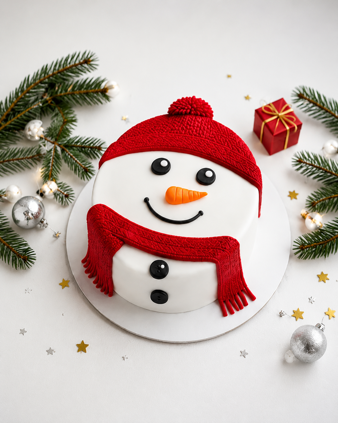 Snowman Winter Wonderland Designer Cake