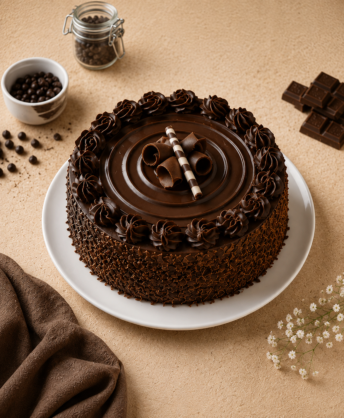 Premium Chocolate Truffle Delight Cake