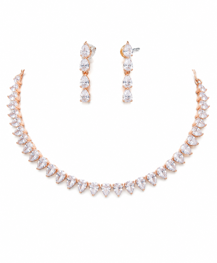 Elara Teardrop Radiance Jewellery Set