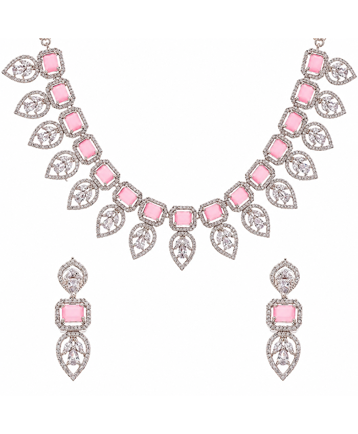 Blush Petal Elegance Jewellery Set