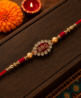 BRO Crystal Designer Rakhi