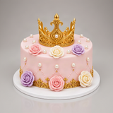 Royal Princess Crown Cake
