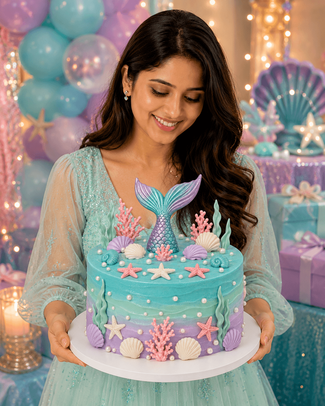Mermaid Ocean Dream Cake