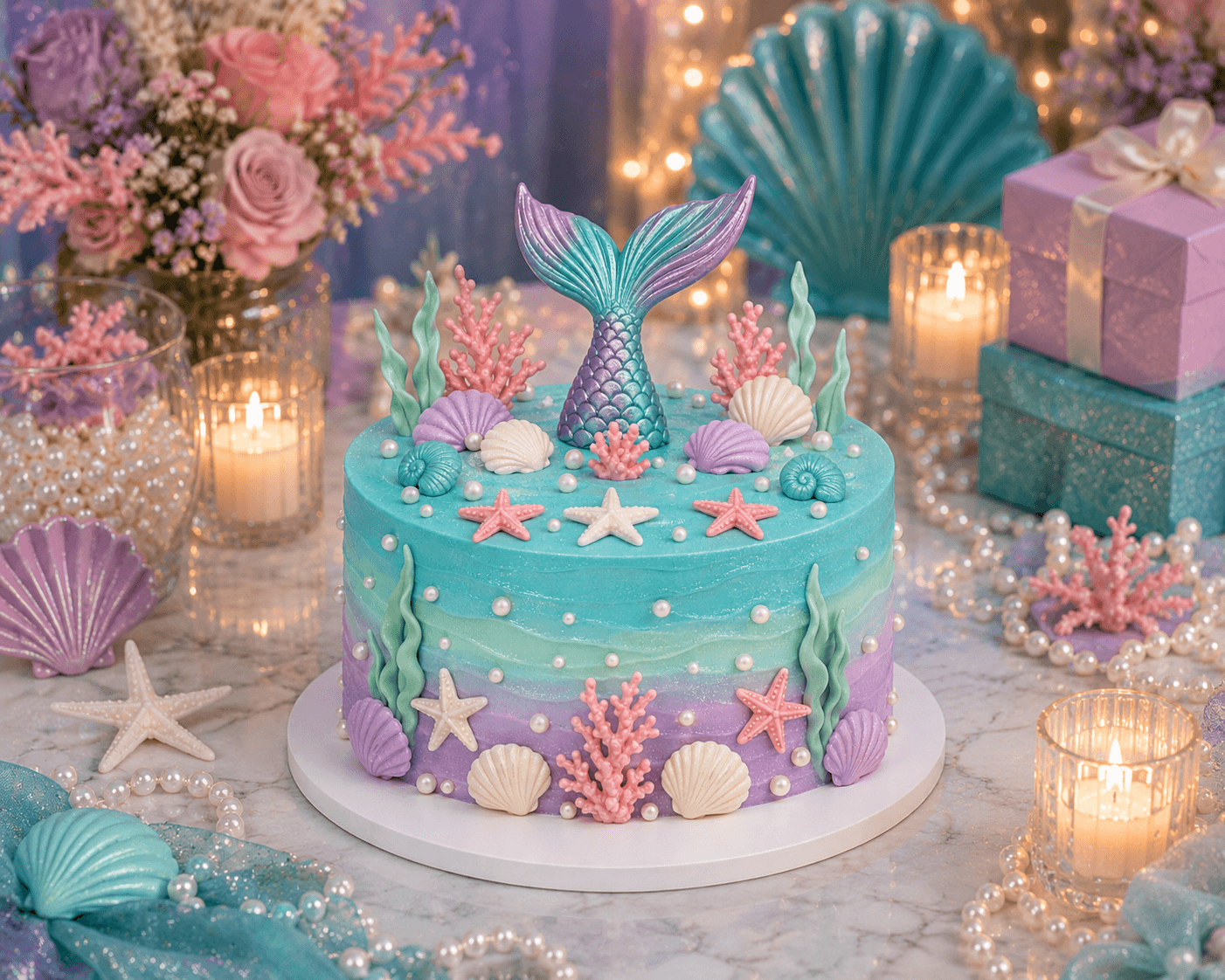 Mermaid Ocean Dream Cake