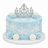 Frozen Snow Princess Cake