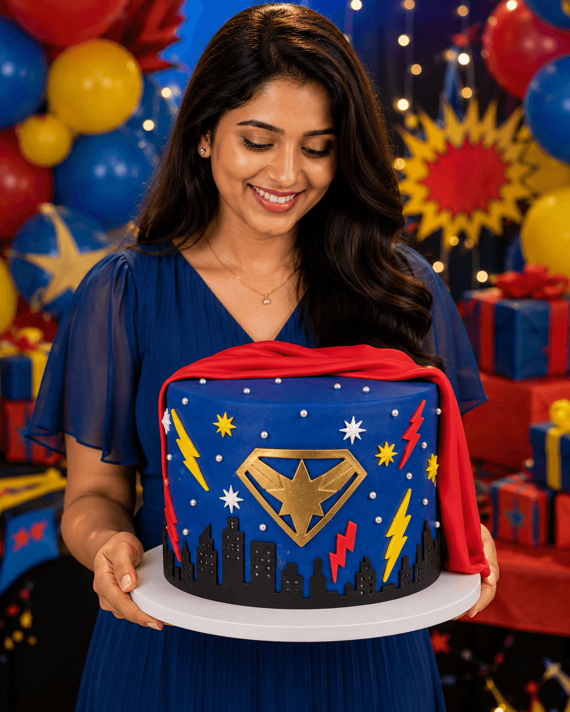 Superhero Power Cake