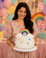 Rainbow Happiness Cake