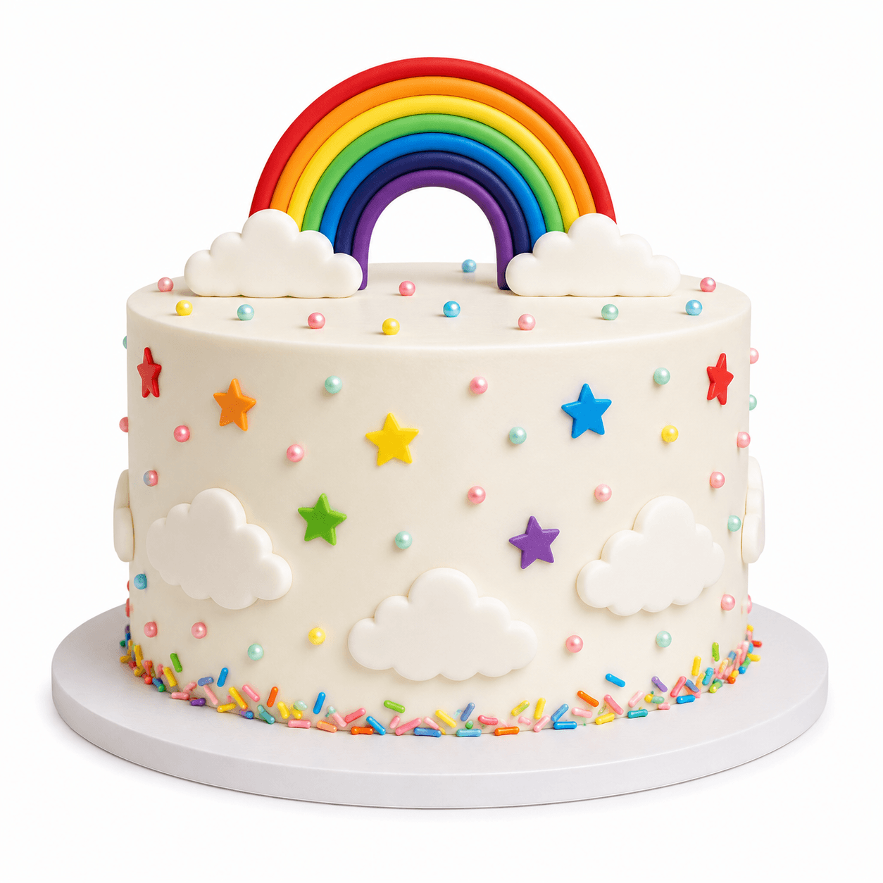 Rainbow Happiness Cake