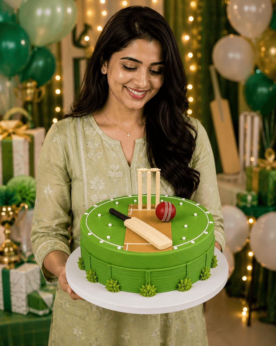 Cricket Superstar Cake