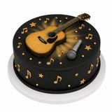 Guitar Rockstar Cake