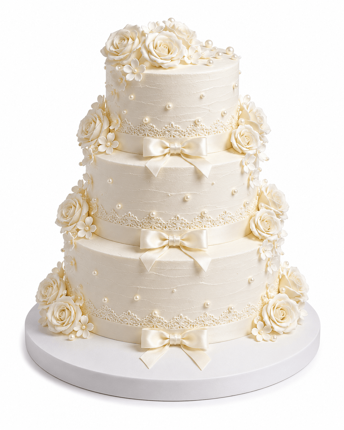 Elegant Wedding Bliss Cake