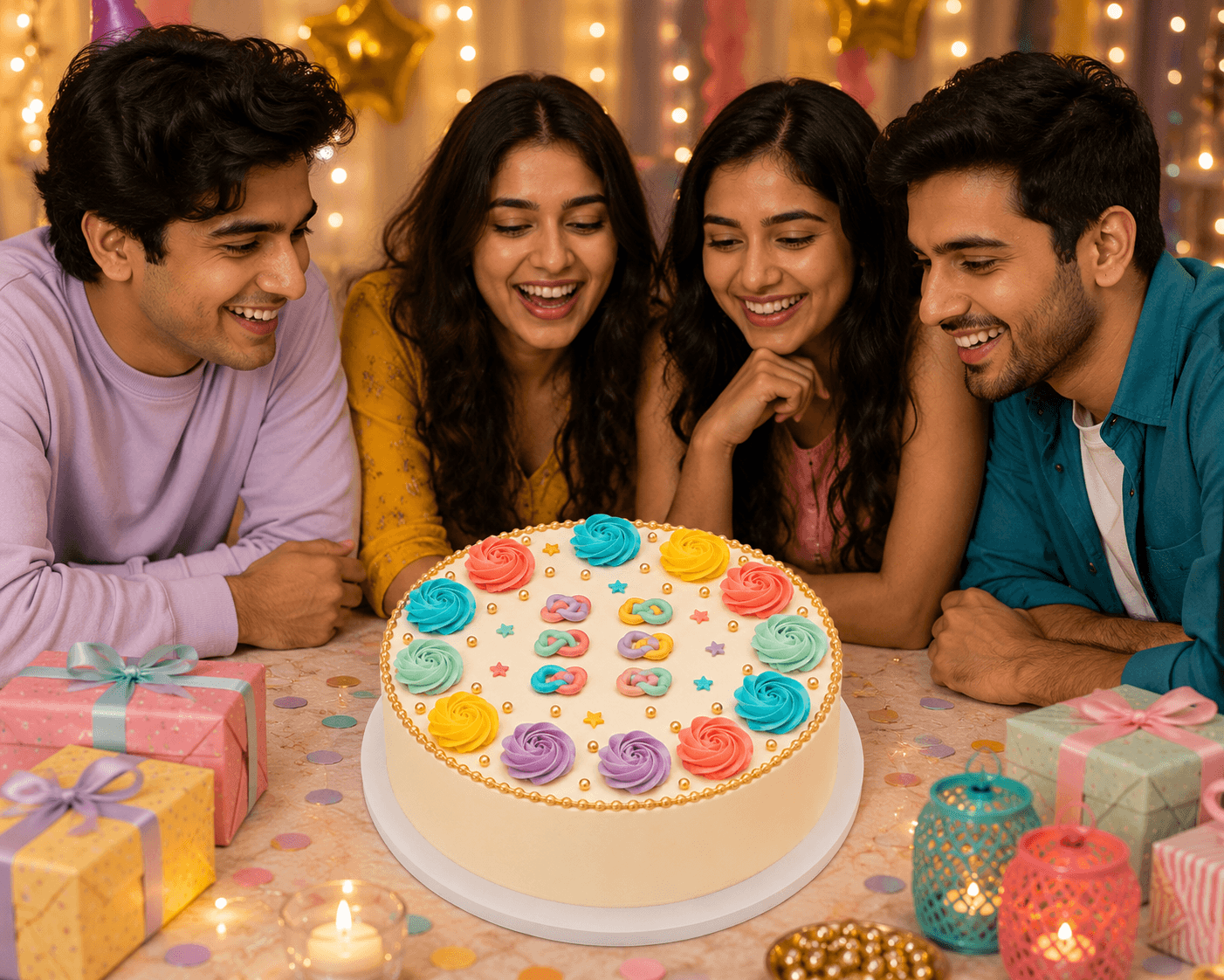 Friendship Celebration Cake