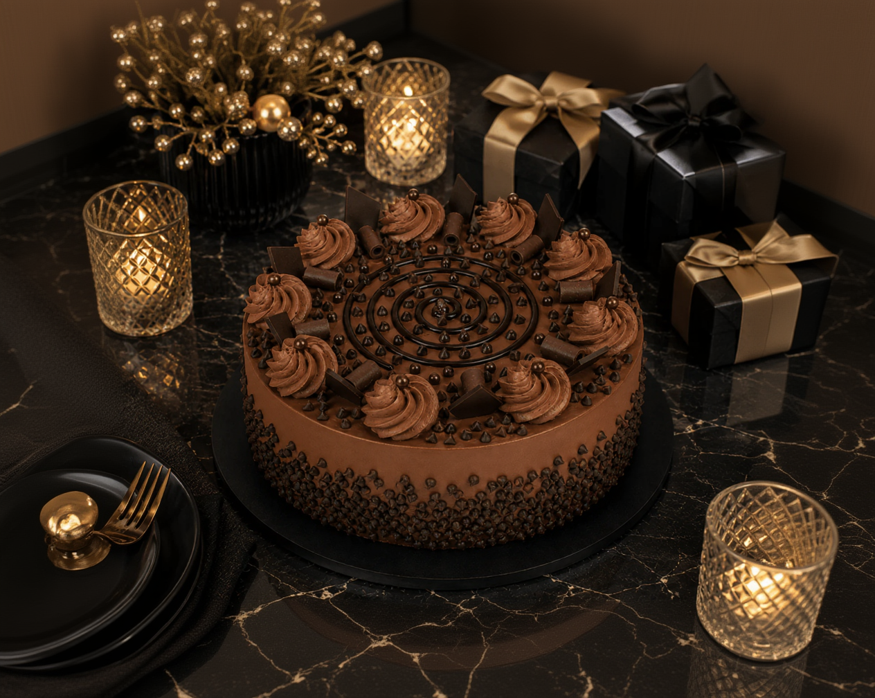 Chocolate Chips Delight Cake