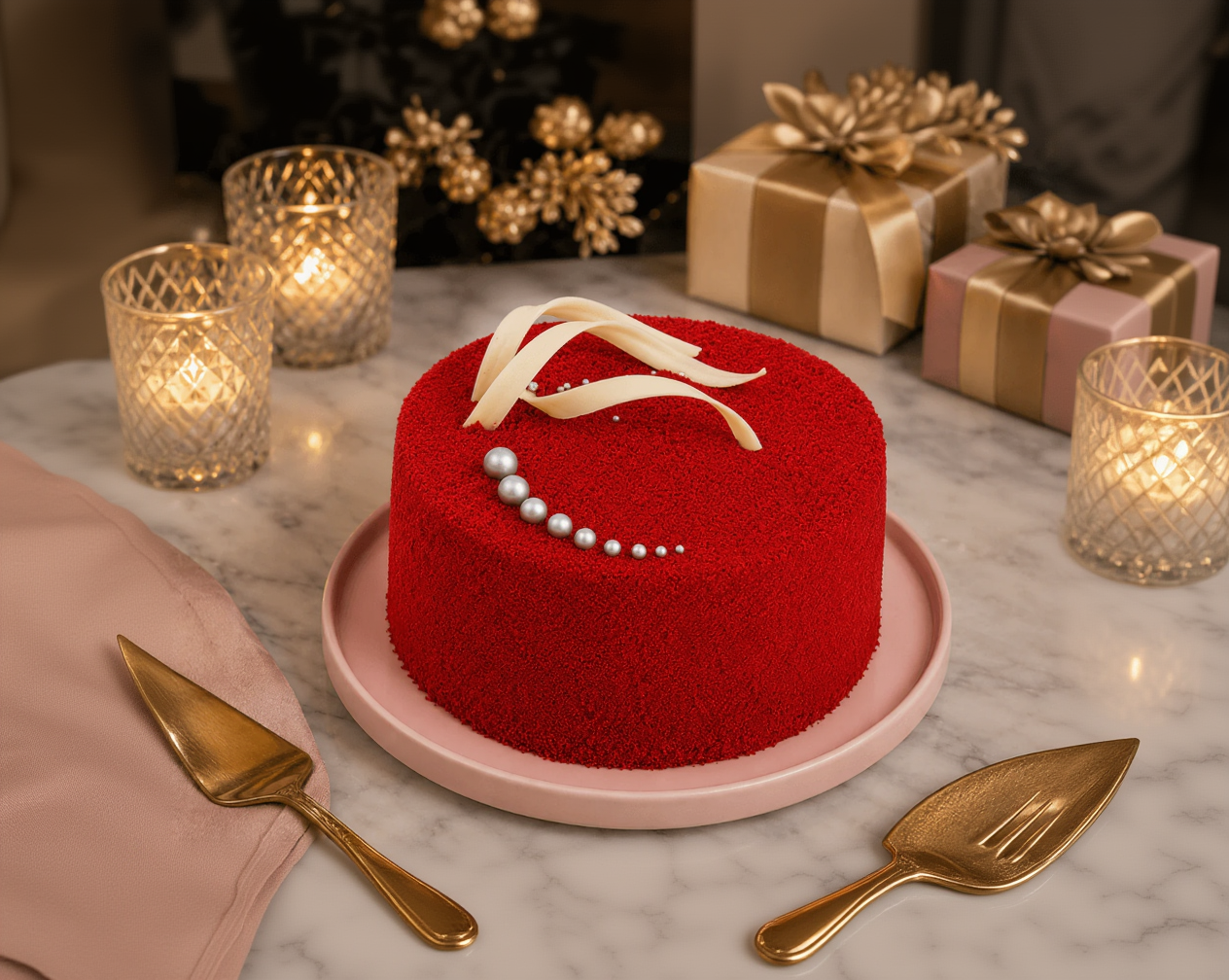 Scarlet Red Velvet Cake