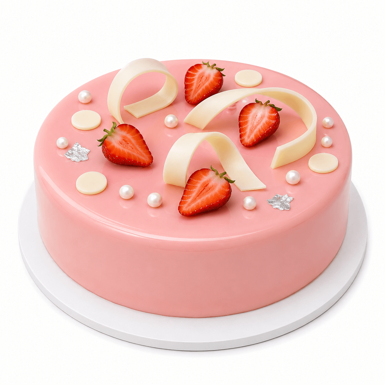 Vanilla Strawberry Entremet