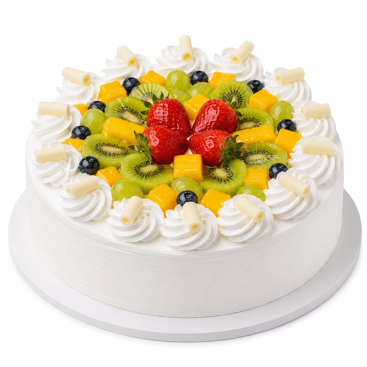 Fresh Fruit Fiesta Cake