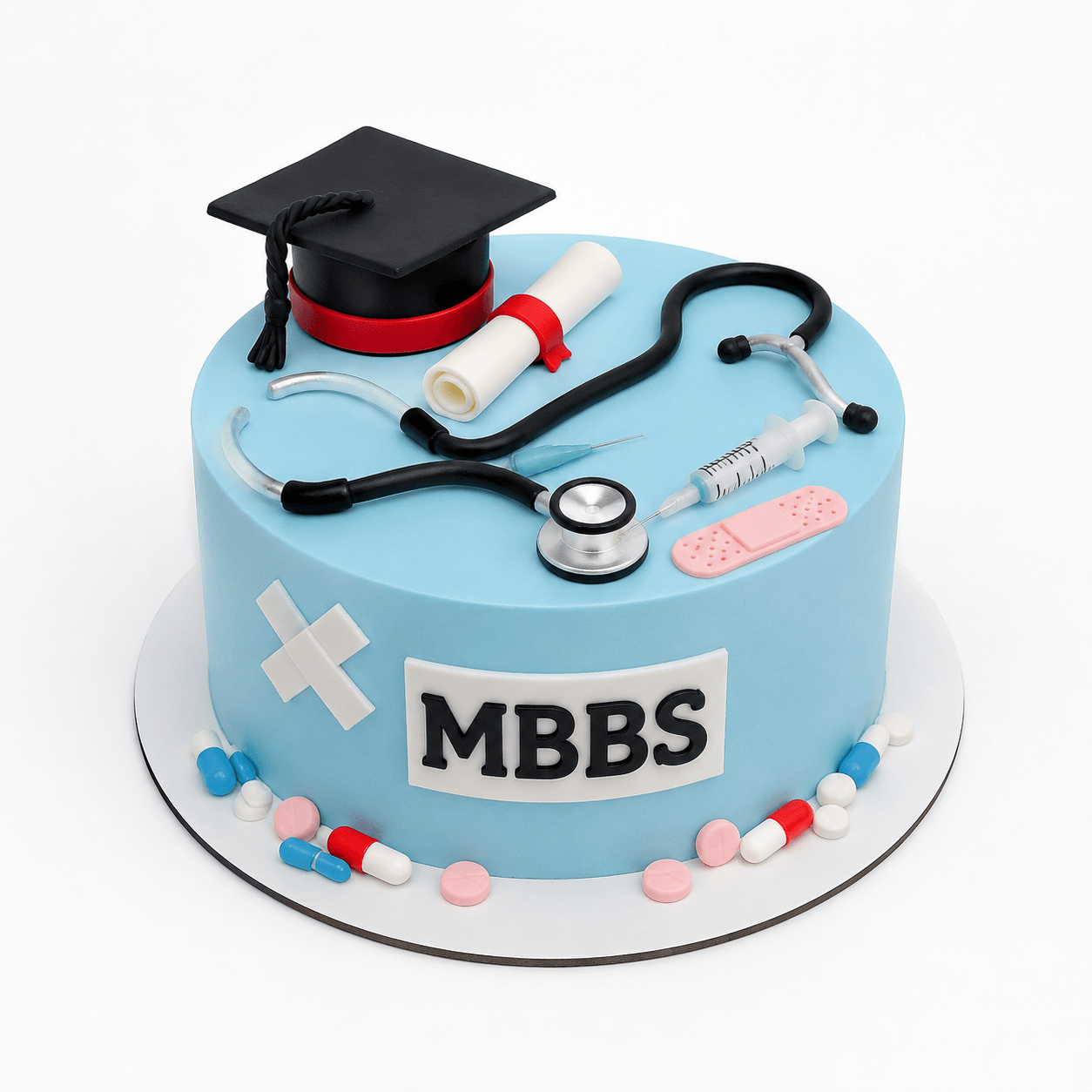 Decadent Doctor's Fondant Chocolate Cake