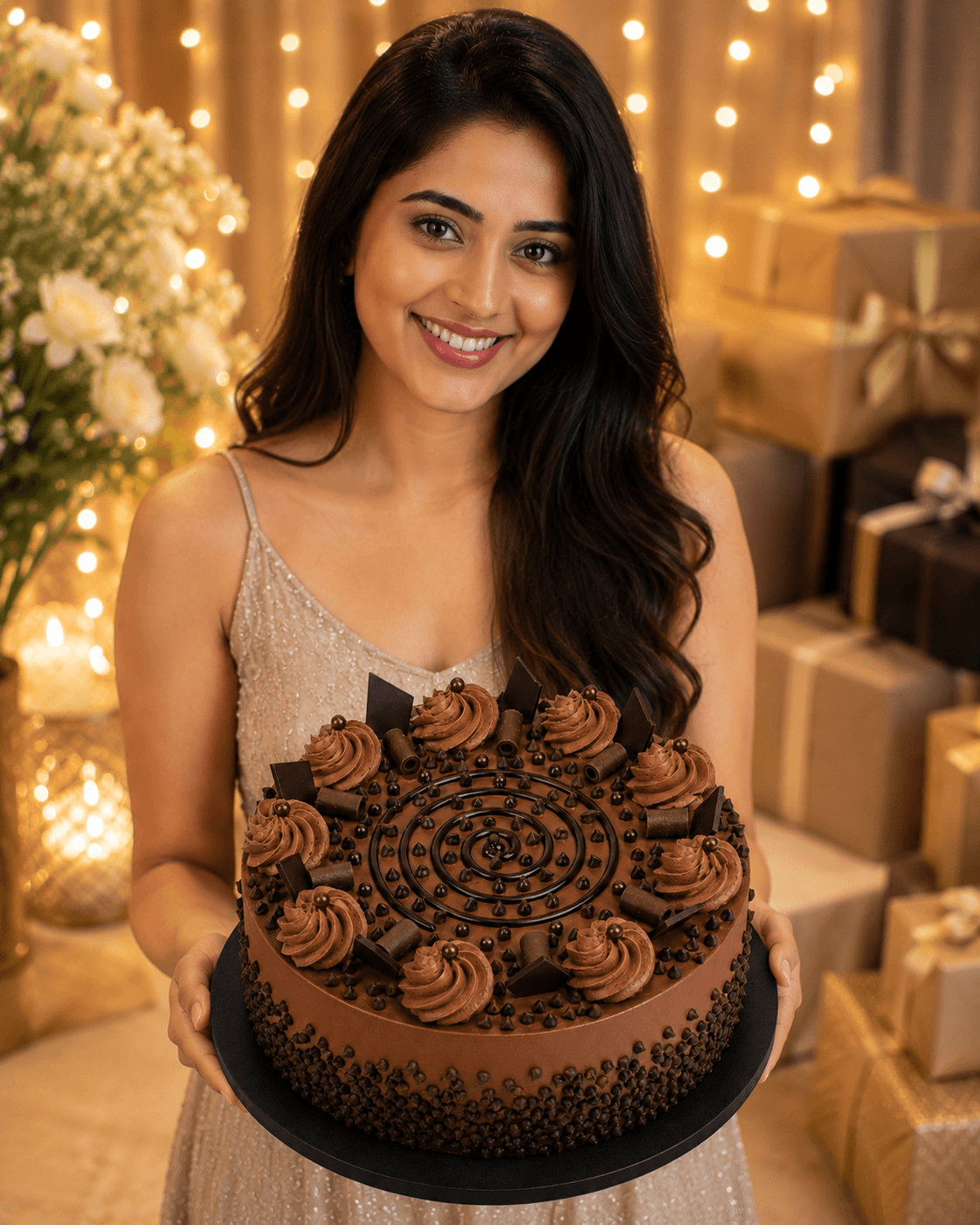 Chocolate Chips Delight Cake