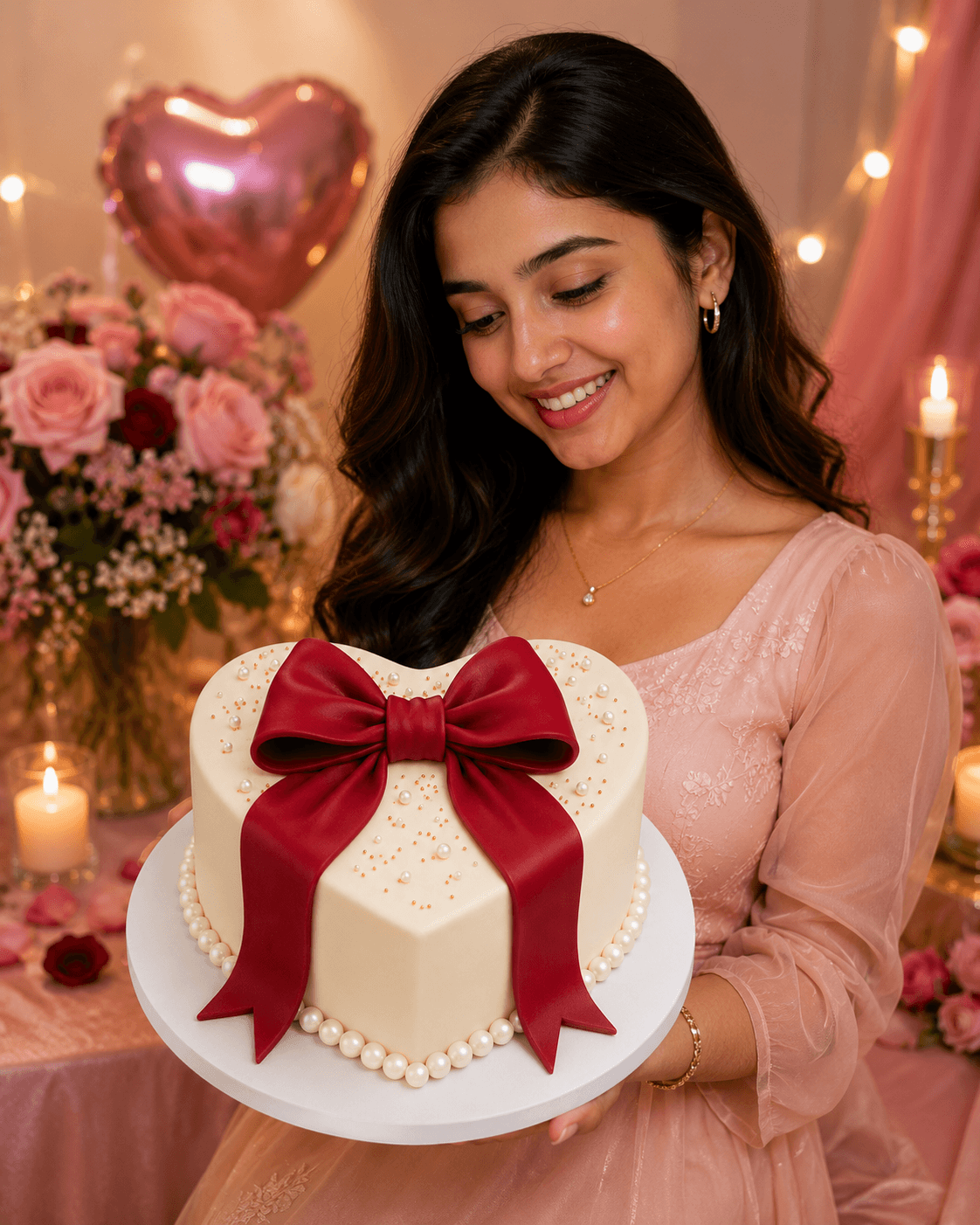 Charming Bow Cake