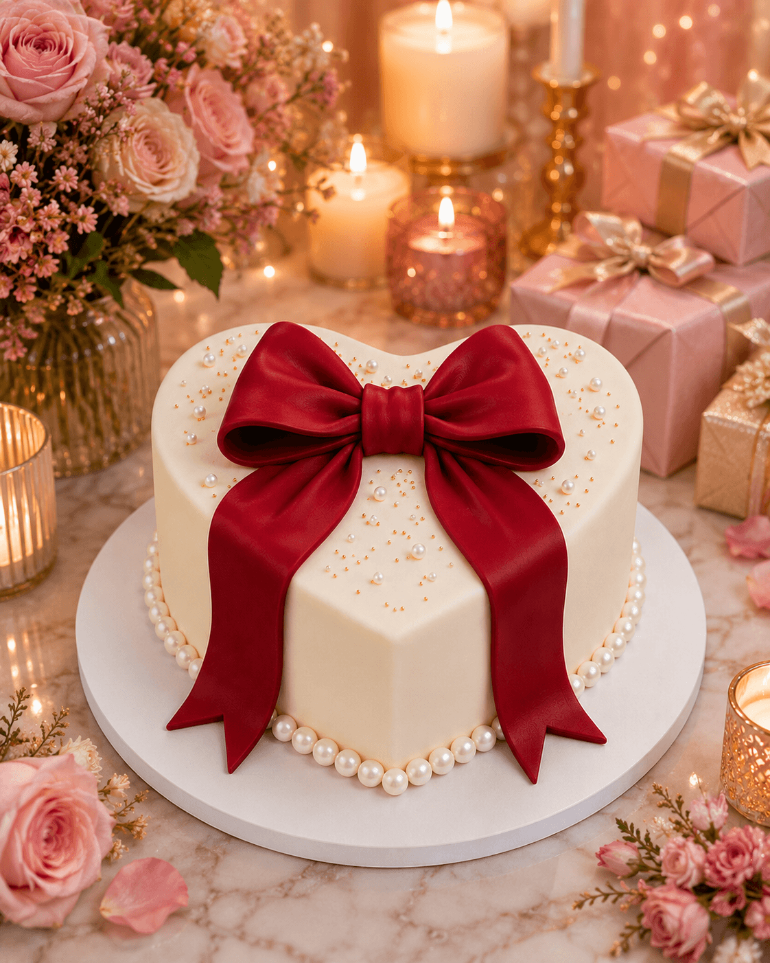 Charming Bow Cake