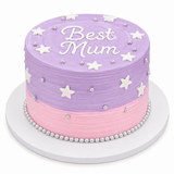 Enchanting Starry Night Eggless Chocolate Cake