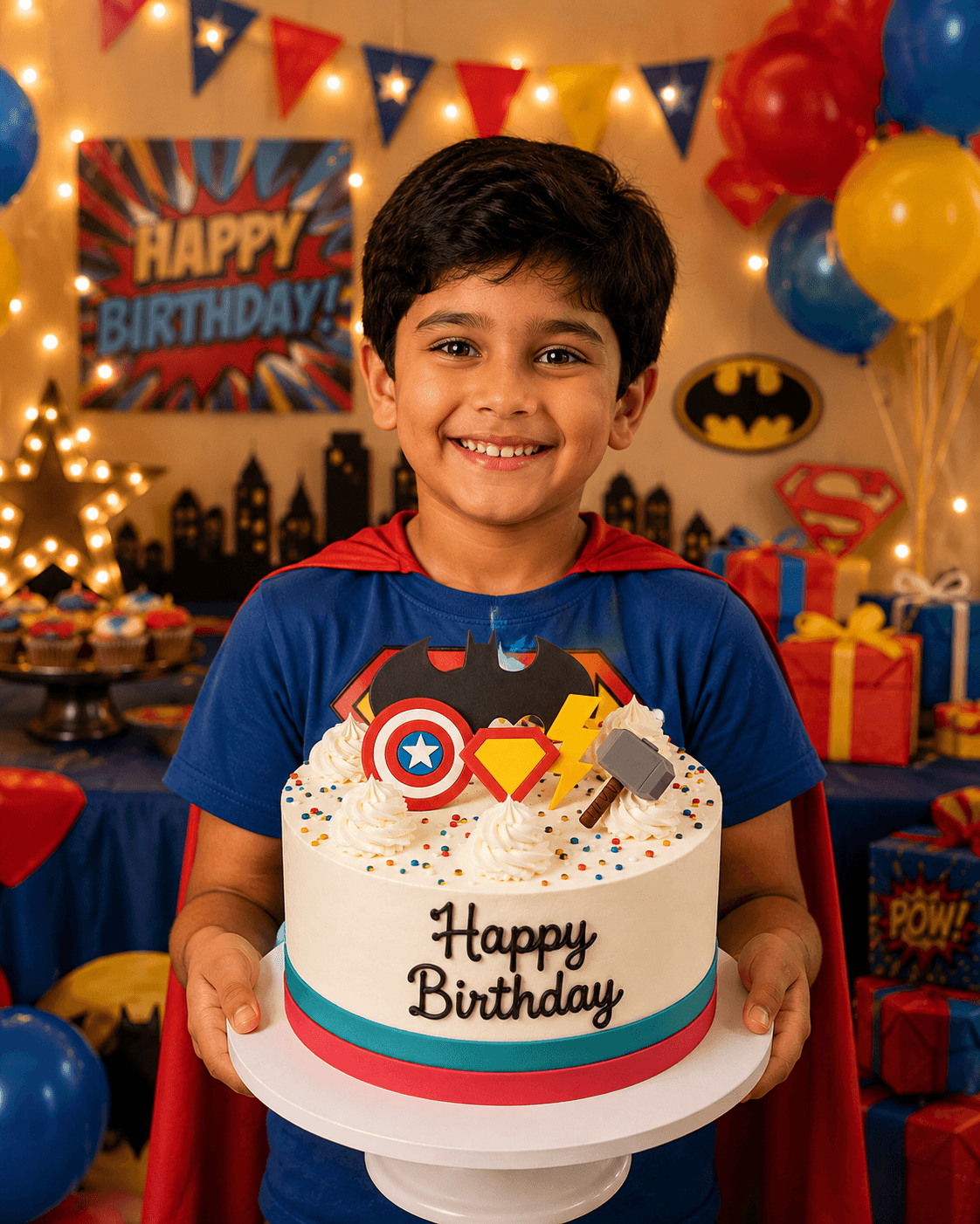 Heroic Adventure Fondant Cake