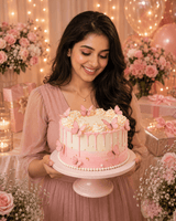 Enchanting Pastel Butterfly Drip Cake